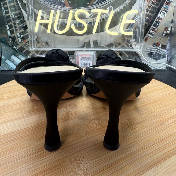 Dolce Vita Linzy Sandal Onyx Satin Womens Sz 9.5 - Picture 5 of 9